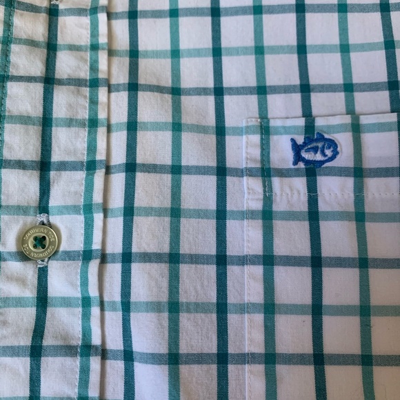 Southern Tide Green Plaid Button Down - Picture 2 of 7